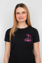 Camiseta Babylook Preta Os amantes